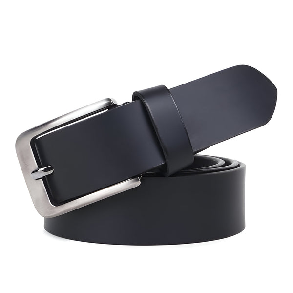 JDX Premium Black Leather Belt For Men and Boys – Elevate Your Style with Timeless Elegance