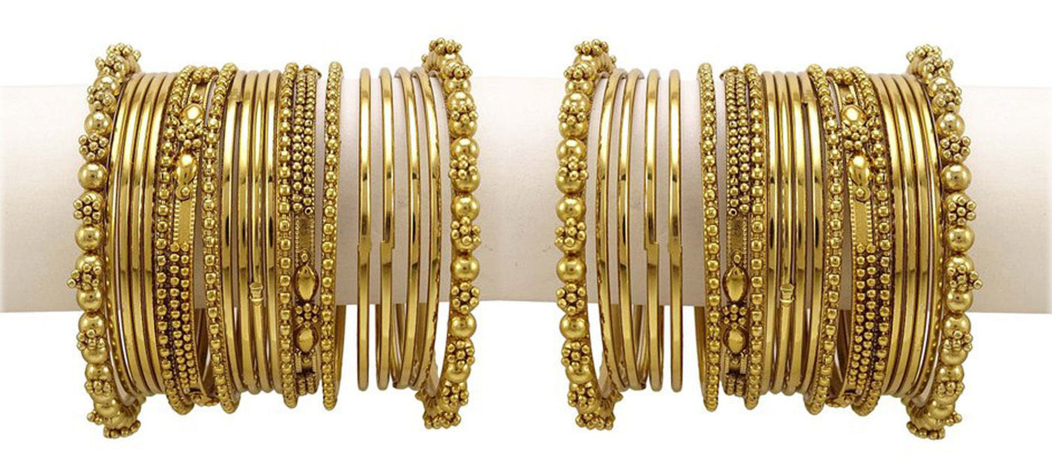 Gold Plated Traditional Fancy Bangles Set for girls & women