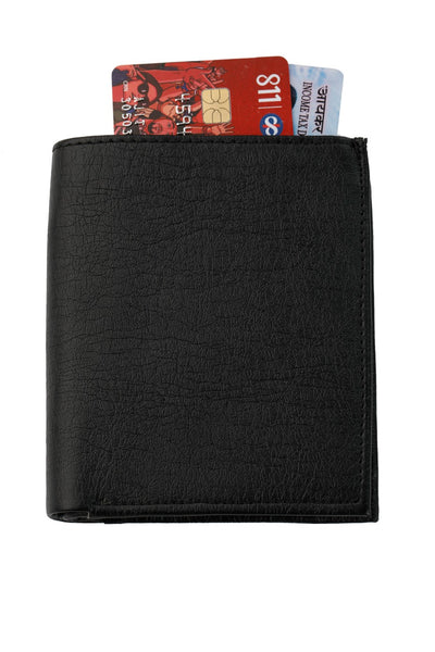 Luxurious & High Quality of Black Artificial Leather Wallet for Male